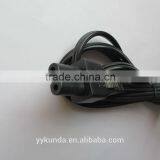 6-Feet 18AWG Figure 8 Shape AC Power Cable Without Polarized C-7/1-15P, Black