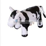 cute milk cow cheap fashion pvc inflatable animal toys for kids
