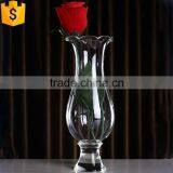 beautiful clear crystal glass cylinder vase flower