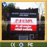 outdoor full color P12.5 led display screen text overlay