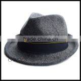 Hot Sale Wool Felt Outdoor Trilby Hat With Black Ribbon Men Trilby Wool Felt Fez Waterproof Hat thumbnail-2