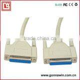 RS232 Cable/Serial Cable/DB25 Cable/DB25 F TO F Cable