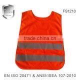 Wholesale Reflective Safety Orange Children Clothes