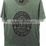 100% ORGANIC COTTON MENS T-SHIRT WITH PRINT thumbnail-1