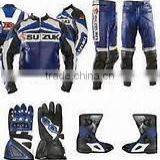 Motorbike Leather Suit Tri-354 thumbnail-1