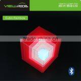 Viewmedia Cube Hindi Movies Mp3 Songs Cubic Rainbow Led Bluetooth Speaker thumbnail-6