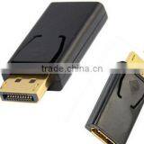 Displayport Male to Displayport Female Adapter 24k Gold Plated
