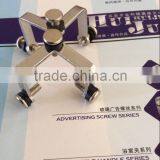 HJ-185 Hot Sale Stainless Steel Glass Clamp Accessories/Make in China Cheap Stainless Steel Glass Clamp Accessories thumbnail-2