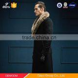 Winter Blazers Office Wool Cashmere Coat Mens Wool Overcoat Winter Wool Coat thumbnail-6