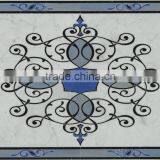 Custom Make Natural Waterjet Map Design Marble Pattern thumbnail-1