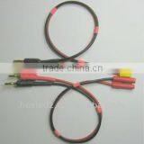 LIPO Charger Cables 14 AWG XT60 and Red 4mm Connector
