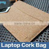 Sikai Patent Natural Oak Bark Water Proof Environmental Smooth Pouch Bag For Universal Laptop Tablet Cork Pouch Case Mouth Bag thumbnail-3