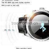 Metal Intelligent Wristwatch Sport Smart Watch With Leather Wrirstband thumbnail-3