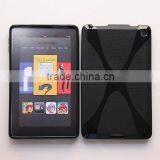 Newest Fashion MIX Colors TPU Soft Gel X Line Cover Back Cover for Amazon Kindle Fire HD 6 China Suppliers