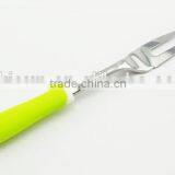 Soft Touch Effect Handle Cooking Tool Stainless Steel Food Fork Meat Fork