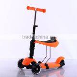 Three Wheels Baby Plastic Scooter With Comfortable Seat/baby Kick Scooter With Seat thumbnail-3