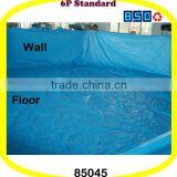 Excellent Dimensional Stability Solid Blue Swimming Pool Lining