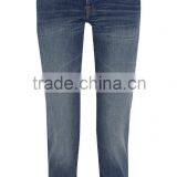 Low Rise Skinny Boyfriend Denim Jeans Ladies/ Blue Men Jeans thumbnail-1