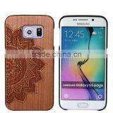 Pretty Laser Engraved Wood Back Cover For Samsung S6 /s6 Edge Plus Case thumbnail-6