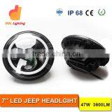 7" 30W High Low Beam Led Headlight Auto Parts Jeep Wrangler