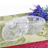 Tableware Glass Sugar Bowl for Soup With Glass Lid thumbnail-2