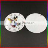 Custom Round White PVC Card for Clock thumbnail-2