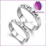 925 Silver Couple Ring Jewelry thumbnail-1