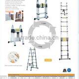 8+8MULTI-PURPOSE TELESCOPIC LADDER(Both A Type and Straight Type) thumbnail-1