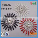 New Design! Flower Rhinestone Crystal Ornaments for Wedding Dresses thumbnail-5