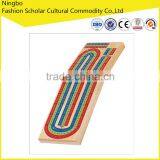 2016 Newest Design Solid Wood Cribbage Board Set thumbnail-4