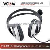 VCOM 2015 Super Cheap Laptop Headphone With Mic and Volume Control thumbnail-2