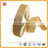 High Quality Fashion Red Christmas Ribbon With Glitter Christmas Ribbon Decoration thumbnail-6