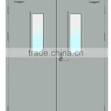 stainless steel fireproof door with push bar and different colors