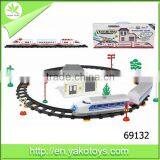 Electric Railway Car B/O Cartoon Rail Car Children Electronic Toy Car thumbnail-2