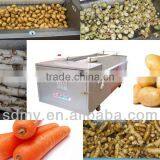 XCJ Brush Roller Type Stainless Steel Automatic Potato Peeling Machine in China thumbnail-1