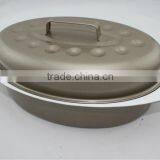 Carbon Steel Gold Fashionable Ceramic Coating Roaster Pan thumbnail-6