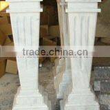 NATURAL ZIARAT WHITE MARBLE PEDESTALS thumbnail-6