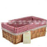 Small Willow Wicker Storage Basket for Decorations thumbnail-1