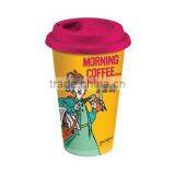 Custom IML Plastic Double Wall Travel Cup thumbnail-2