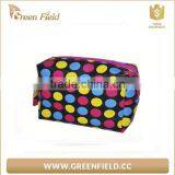 Promotional Wholesale Hanging PU Dot Luxury Cosmetic Small Makeup Bag Customized thumbnail-2
