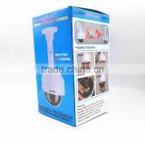 Waterproof Fake Dummy Speed Realistic Security Camera, Dome Dummy Motion Detection Fake CCTV Camera With LED Flashing Red Light thumbnail-3