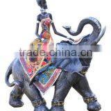 Table Decorations Resin Fabric African Lady on Elephant Gifts thumbnail-5
