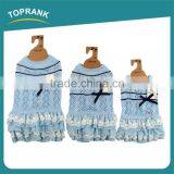 Fashion Style Knitted Sweater Blue Lace Dress Lovable Female Pet Accessories Dog Clothes thumbnail-2