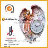 18 Inch Hot Sales Resin Clock 3d Last Supper Carving Wall Art Hanging Decoration thumbnail-4