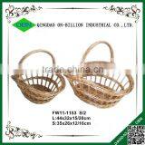 Hand Woven Willow Wicker Wedding Fruit Basket for Decoration thumbnail-3
