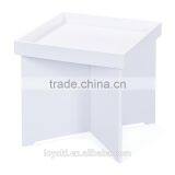 Multifunctional Home Furniture Side Table With Magazine Rack Tray Table With Glossy Finished thumbnail-3