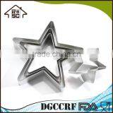 NBRSC 4PCS Baking Metal Star Shape Fruit Biscuit Pastry Cookie Cutter Set thumbnail-3