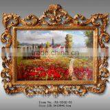 Framed Palace Canvas Oil Painting,landscape Oil Painting for Home Decor