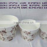 Ceramic Russian Style Flower Pots thumbnail-1