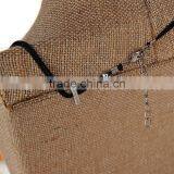 Linen 28cm Tall Jewelry Display Neck Stands thumbnail-3